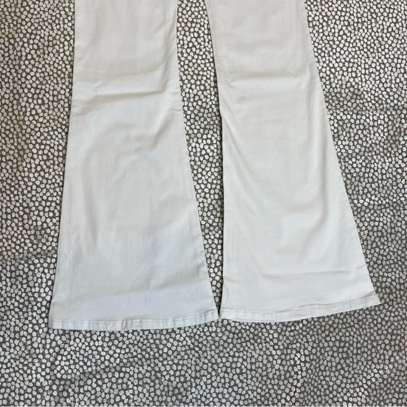 Celebrity Pink White Bell Bottom Pants Mid Rise Wide Leg Size 25 - Picture 7 of 11